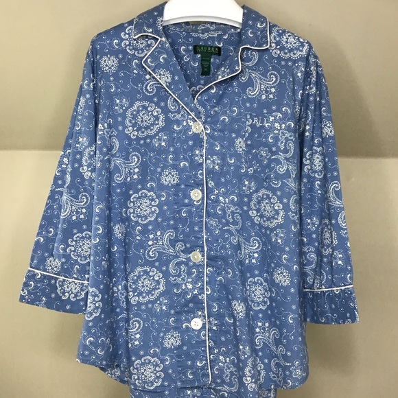 blue bandana pajamas